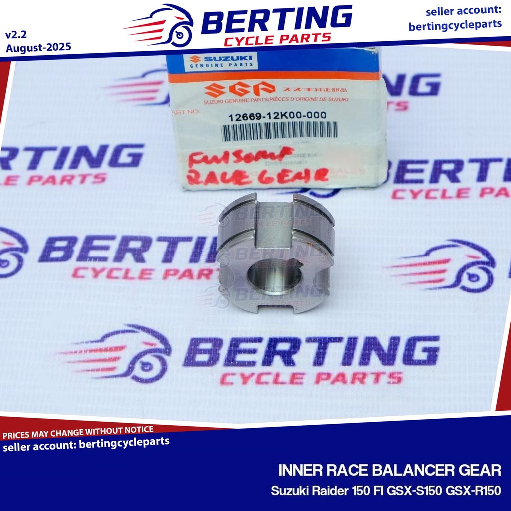 SGP INNER RACE BALANCER GEAR Suzuki Raider 150 FI GSX-S150 GSX-R150 ...