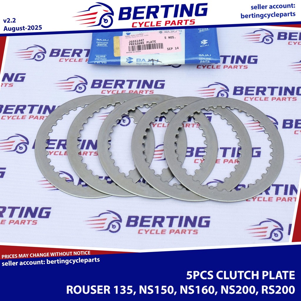 CLUTCH PLATE SET Rouser 135 NS150 NS160 NS200 200NS RS200 CT150 CT125 ...