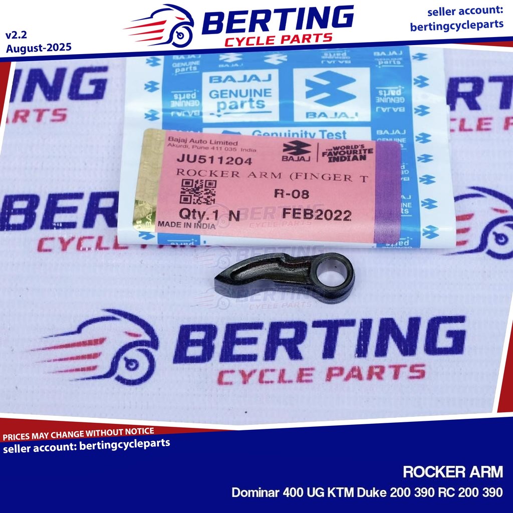 ROCKER ARM Dominar 400 UG KTM Duke 200 390 RC 200 390 Genuine JU511204 ...