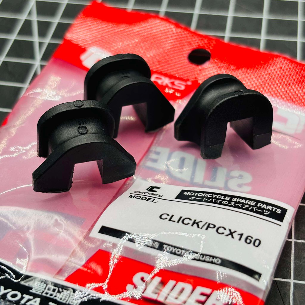 CWORKS SLIDER PIECE FOR CLICK/PCX 160 BEAT V1 V2 V3/GY6 3PCS/SET ...