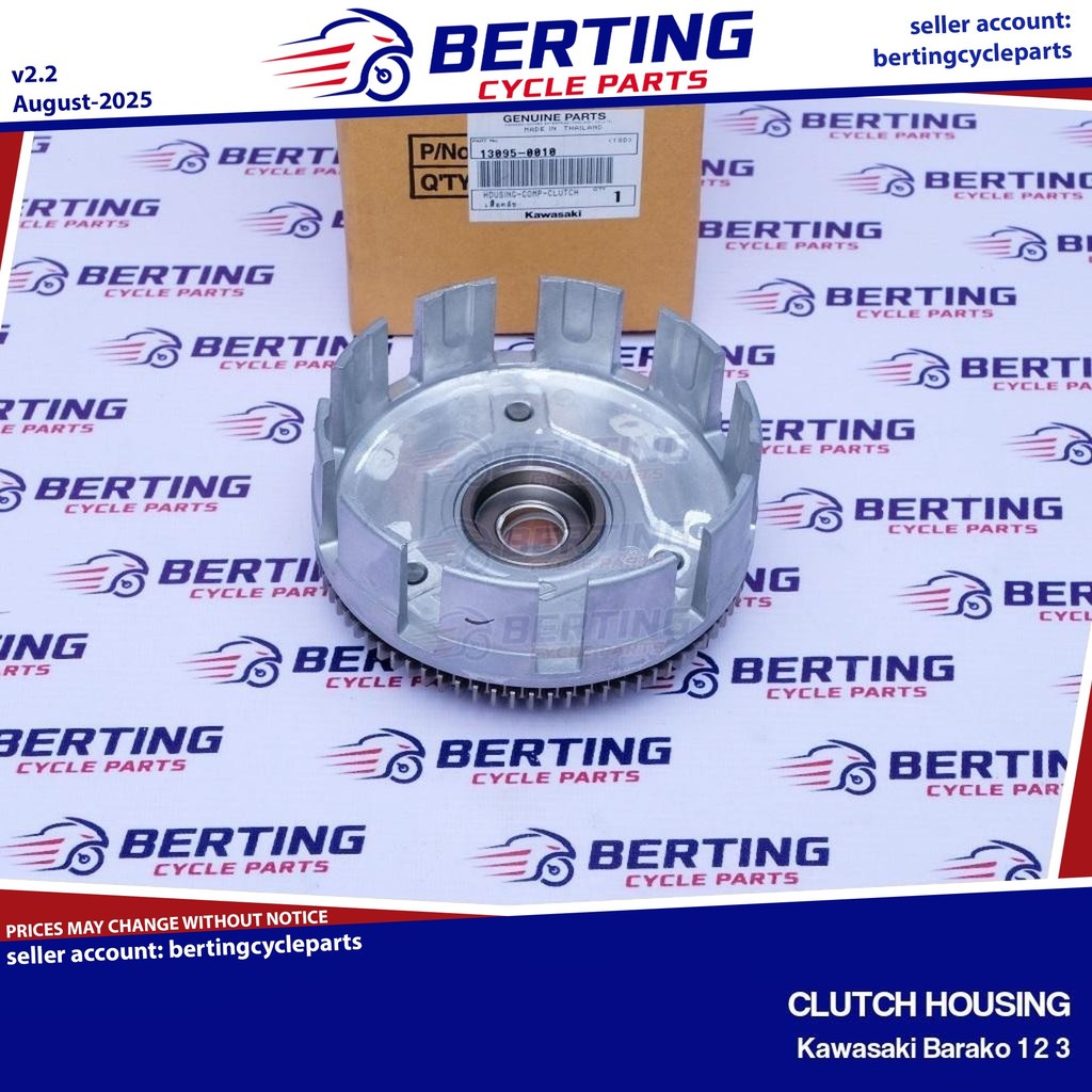 CLUTCH HOUSING Kawasaki Barako 1 2 3 Genuine 13095-0010 OR 13095-0565 ...