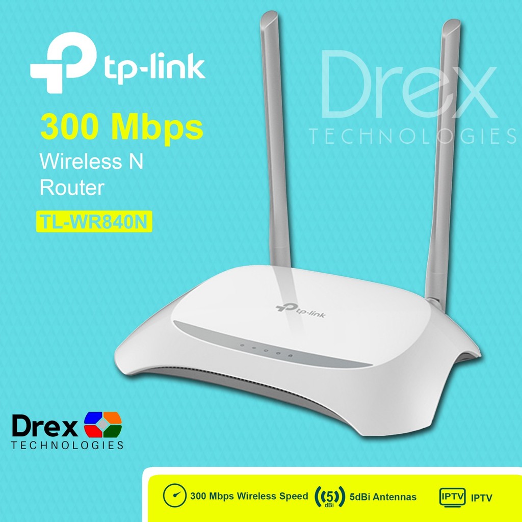 TP-LINK TL-WR840N 300Mbps Wireless N Speed Router | Shopee Philippines