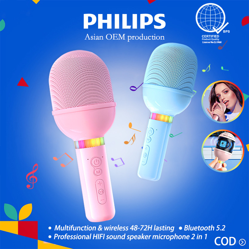 Portable Bluetooth Microphone Wireless Microphone For Videoke Speaker ...
