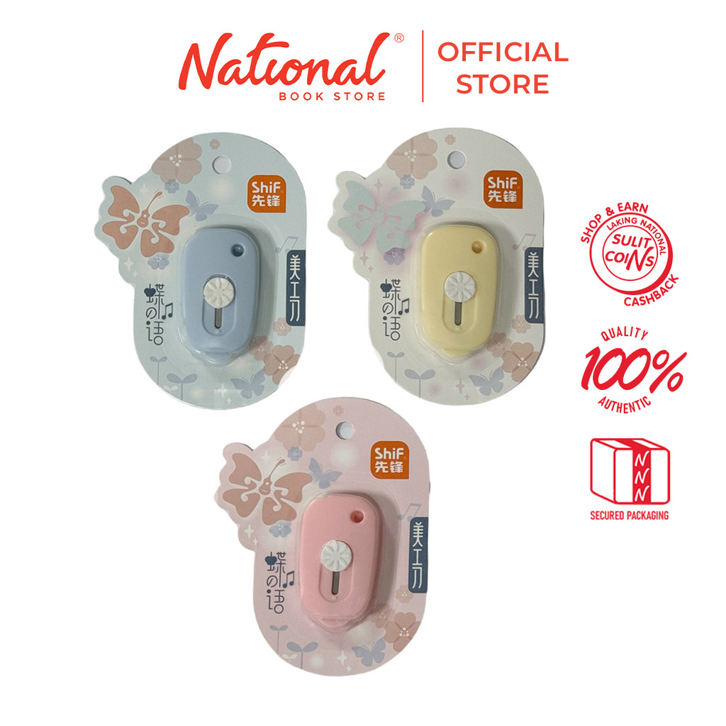 HandHeld Cutter Pink Blue Yellow Mini 9720423 (color may vary) - School ...