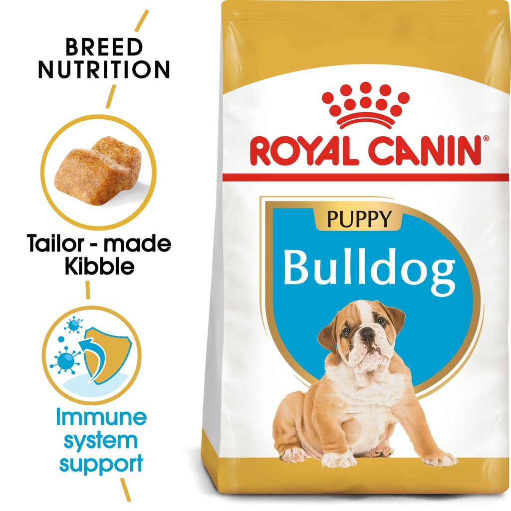 Royal Canin Bulldog Puppy (3kg) Dry Dog Food Breed Health Nutrition
