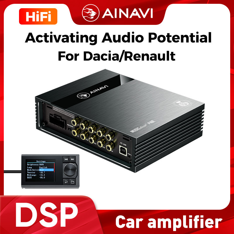 AINAVI DSPアンプ P48E コントローラ付き