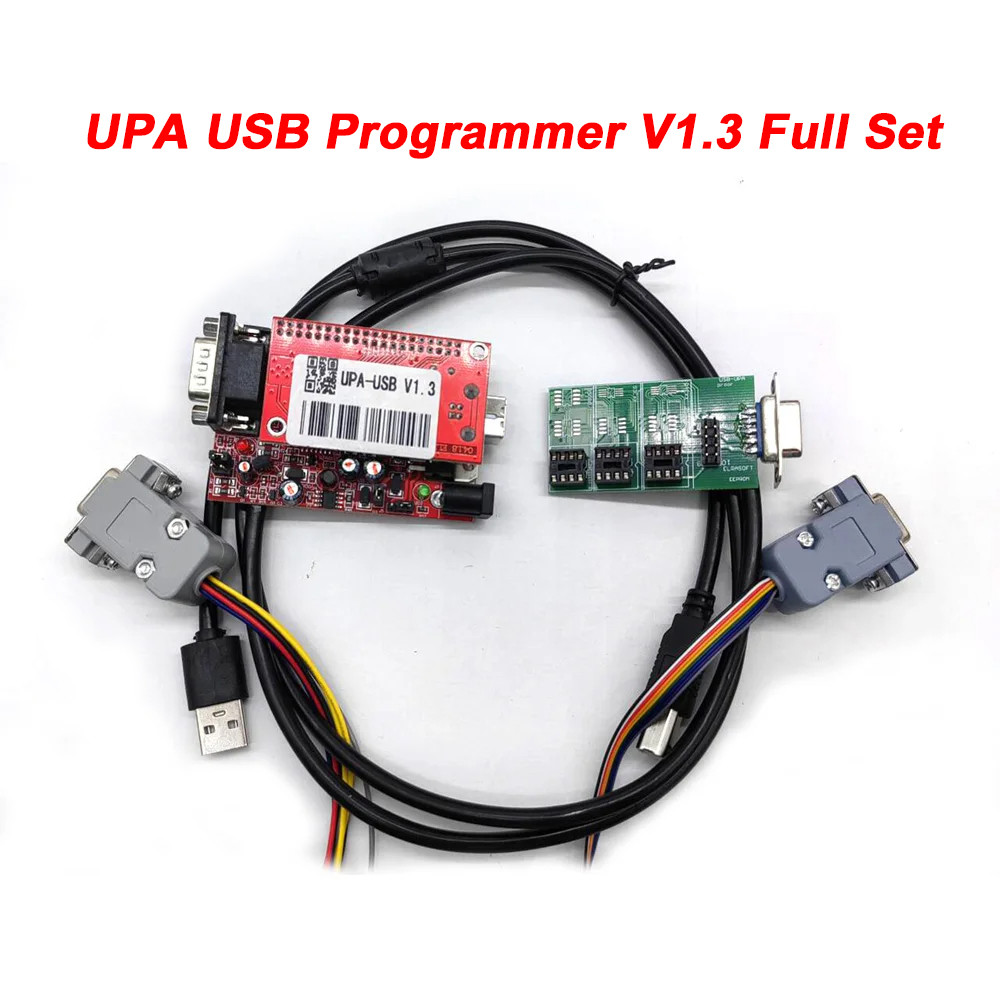 ⚡UPA USB V1.3 Auto Programmer Tools Full Adapters Main Unit Test Cable ...