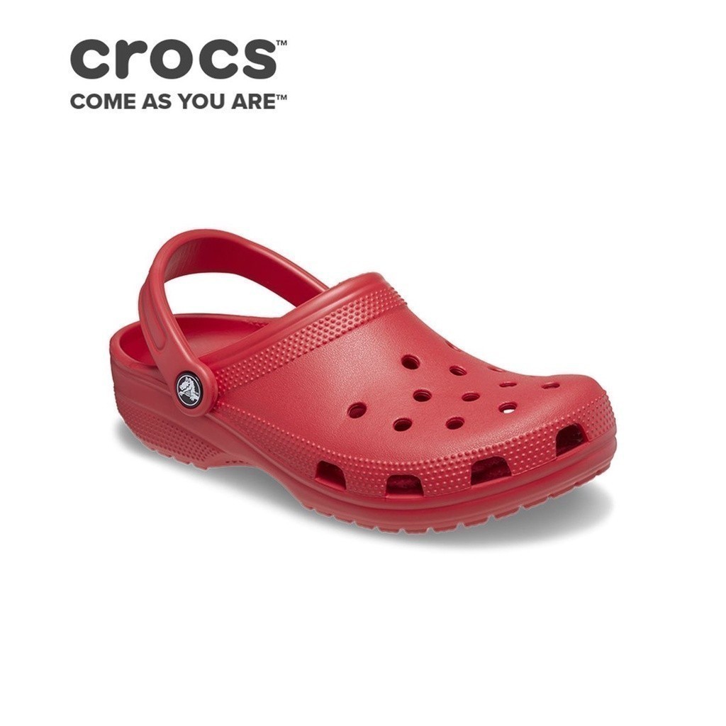 Crocs Unisex Classic Clog in Varsity Red Shopee Philippines