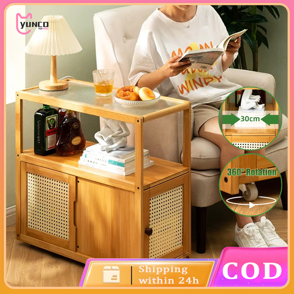 [Removable] Edge Coffee Table Sofa Side Cabinet Small Table Bedside ...