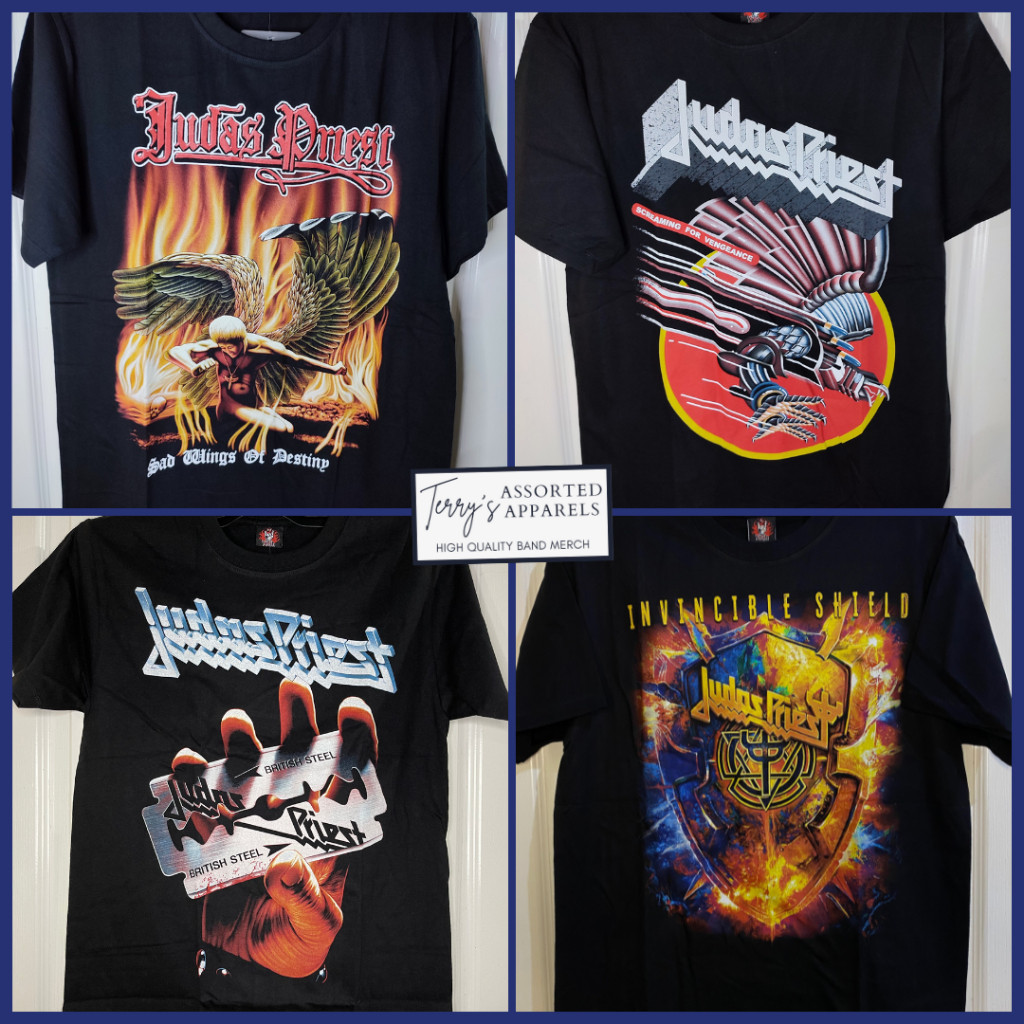 JUDAS PRIEST BAND SHIRTS ROCK YEAH | Shopee Philippines