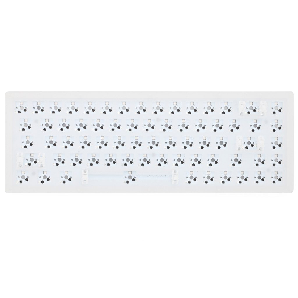 ⓛZeeyoo 65% 68 key Custom Mechanical Keyboard Kit PCB CASE hot ...