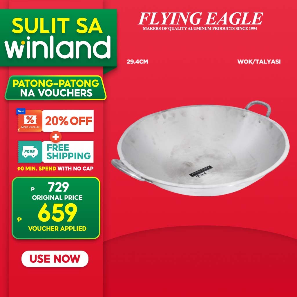 Flying Eagle by Winland by Winland Aluminum Cookware Wok Talyasi 29.4cm ...