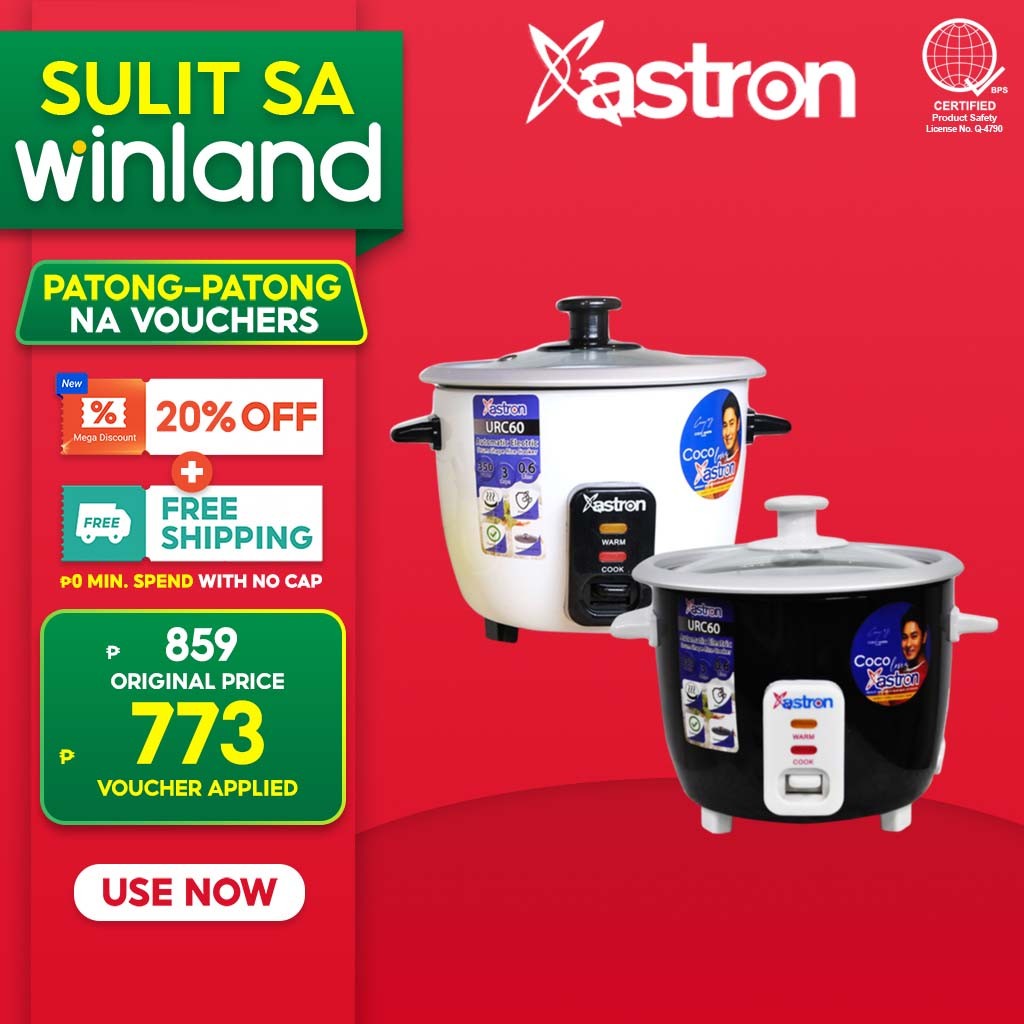 Astron by Winland Automatic Electric Drum Shape Rice Cooker 0.6L | 3 ...