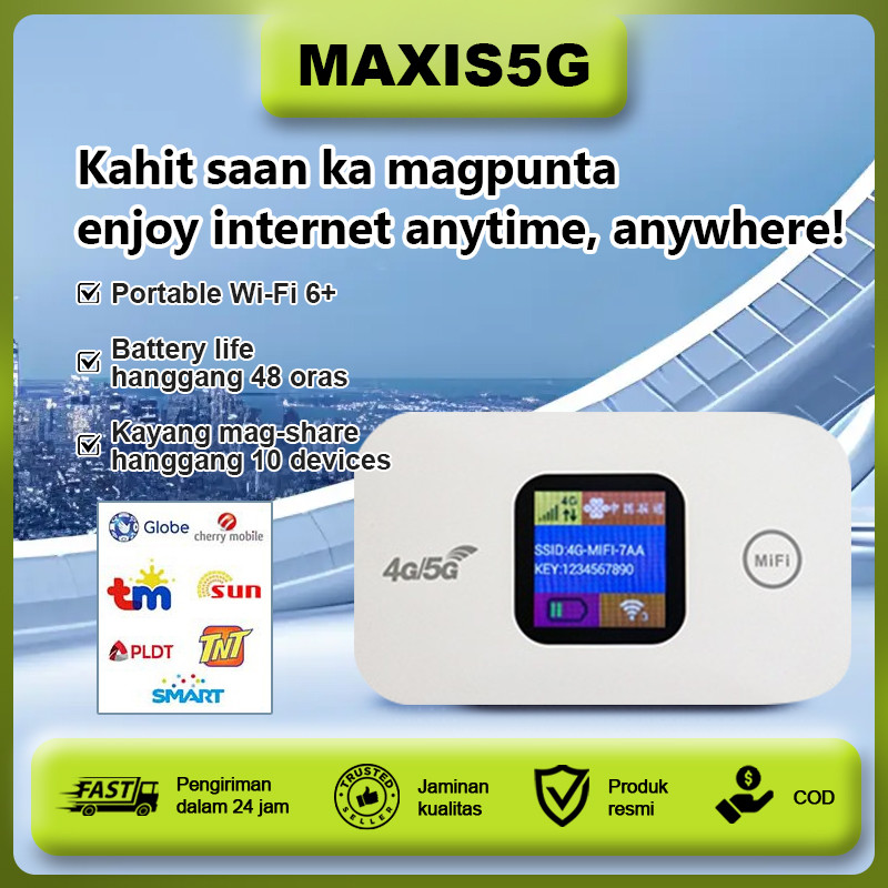 Portable 4G WiFi Router H807-150Mbps Speed,10 Users,2100mAh Battery ...