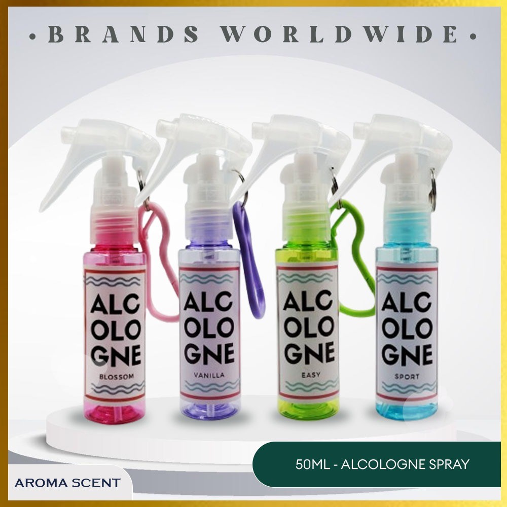 BrandsWW Alcologne Scented Alcohol Perfume 50ml | 99.99% Germ Kill ...
