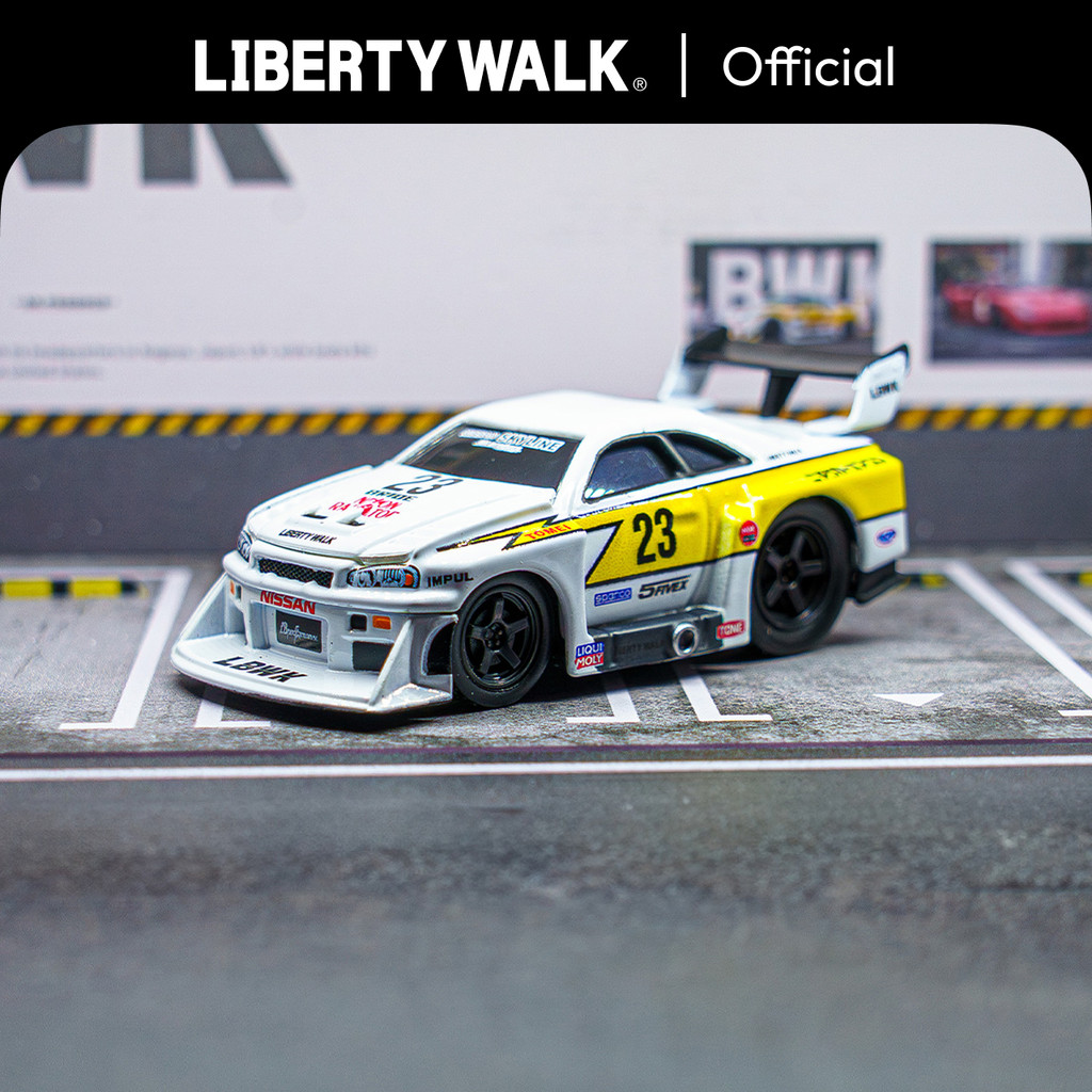 Liberty Walk LBWK Muscle Machines 1/64 LB WORKS ER34 Racing Mijo ...