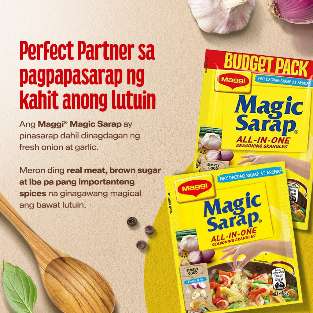 Maggi Magic Chicken Broth Cube 10g x 6 + Maggi Magic Sarap 8g x 16 ...