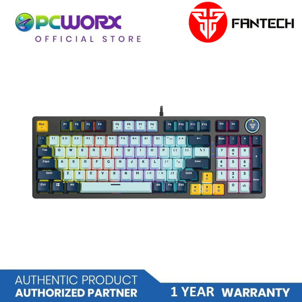 Fantech MK890 V2 ATOM 96 Key Mechanical Keyboard MIZU Edition ...