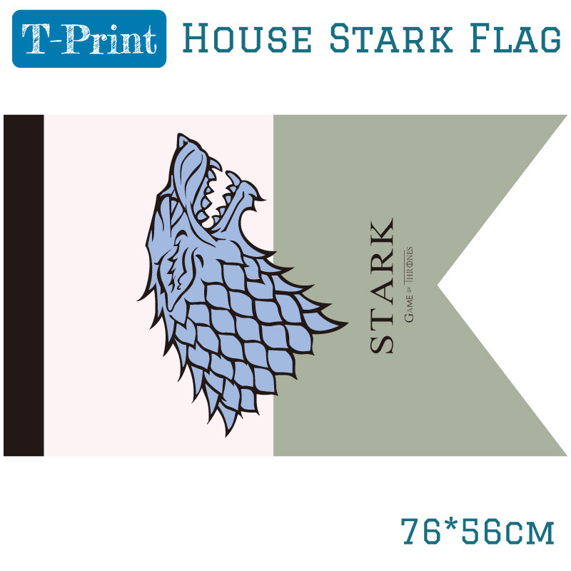 Game Of Thrones House Stark Banner Winter is Coming Banner Flag 76*56cm ...