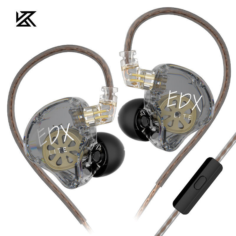 KZ EDX Lite 1DD HIFI InEar earphone Wired Headphones Highquality