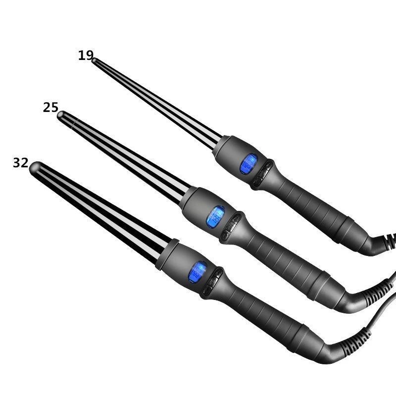 Liquid crystal temperature control Curling iron Professional Curling