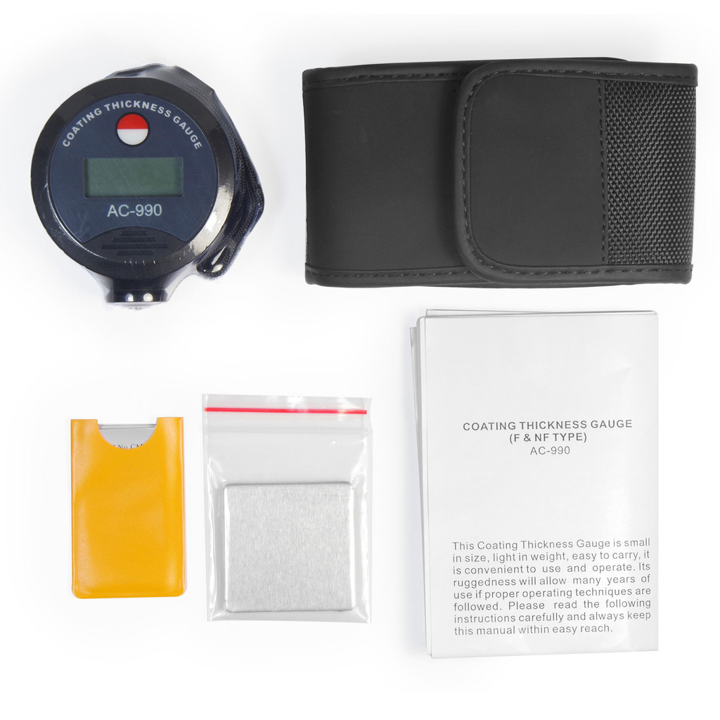 AC990 Digital Portable Integral Coating Thickness Gauge measuring