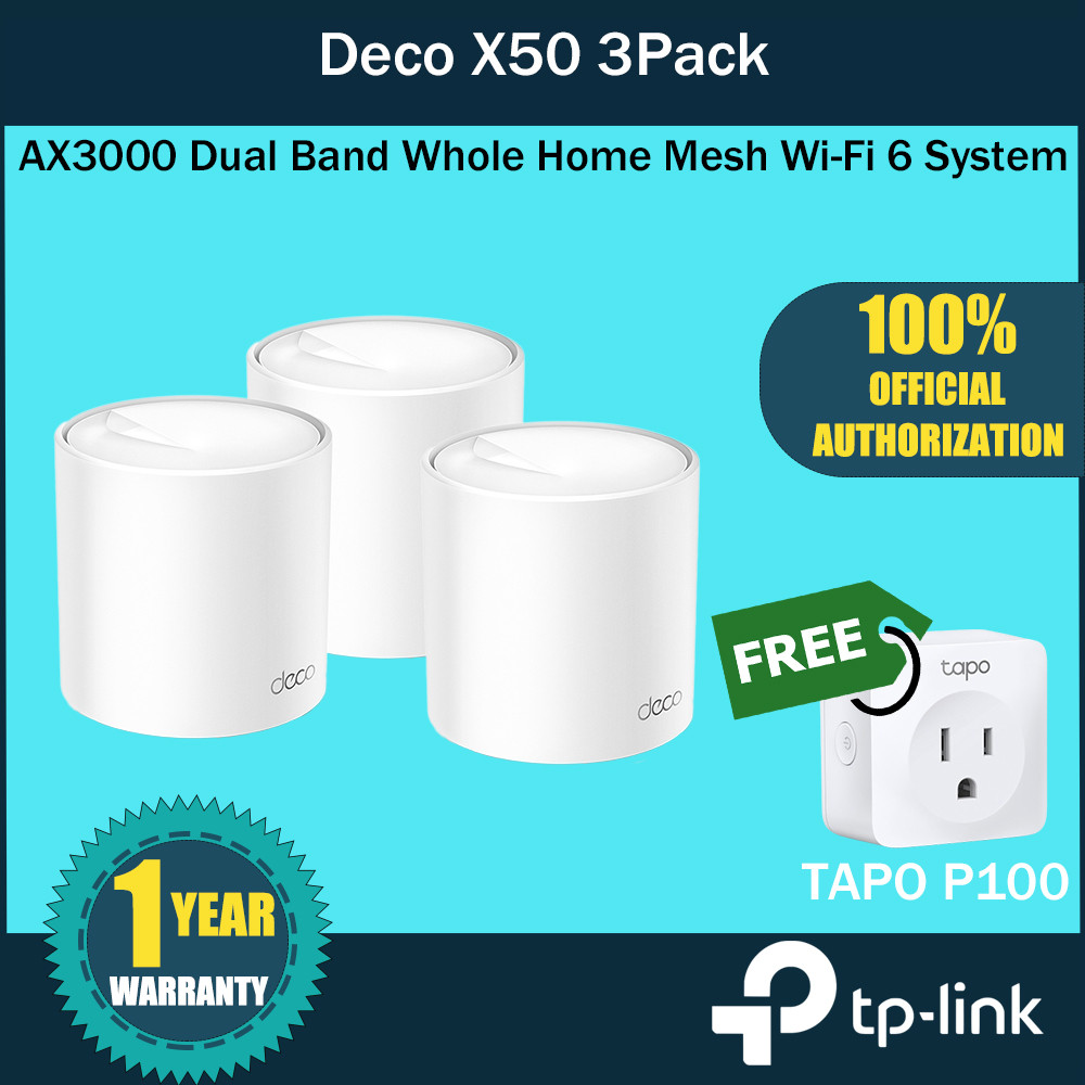 【FREEBIE OCT】TPLink Deco X50 AX3000 Whole AIDriven Mesh WiFi System