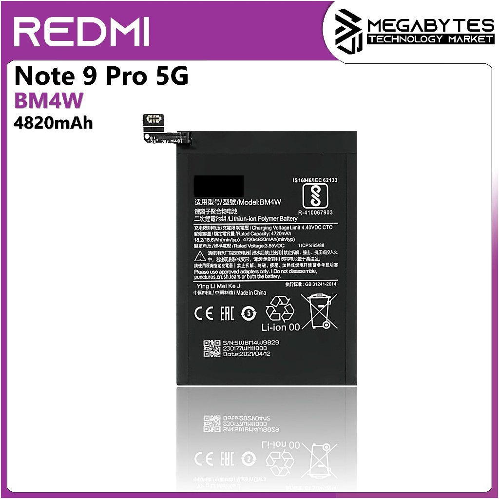 Module De Charge/microphone Original Pour Redmi Note 9 Pro - Référence 560006J6B200, Neuf