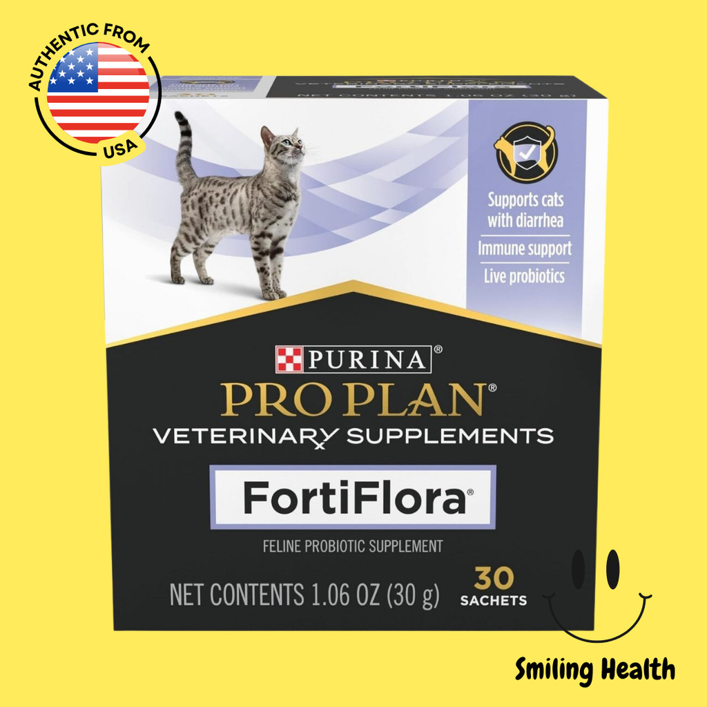 Purina Pro Plan Veterinary Supplements FortiFlora Cat Probiotic Powder ...