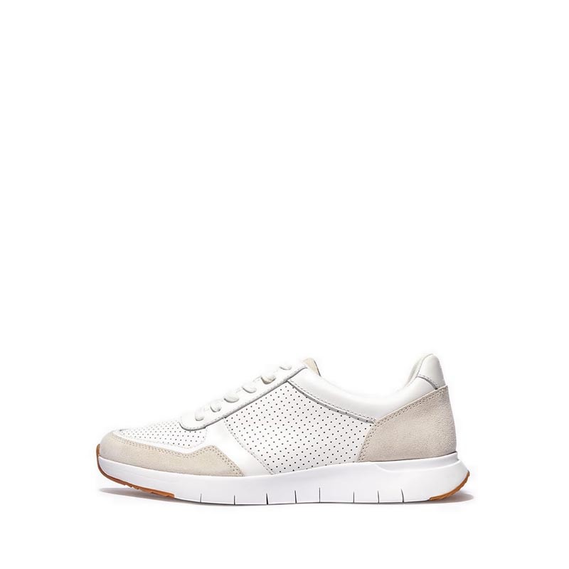 Fitflop Men Anatomiflex Mens Material-Mix Panel Sneakers |GV1-194| Urban White main image 1
