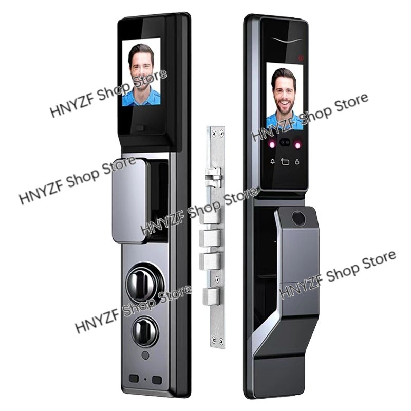 ♡High-end Smart Door Lock WIth Face Recognition Dual Screen Wifi Tuya ...