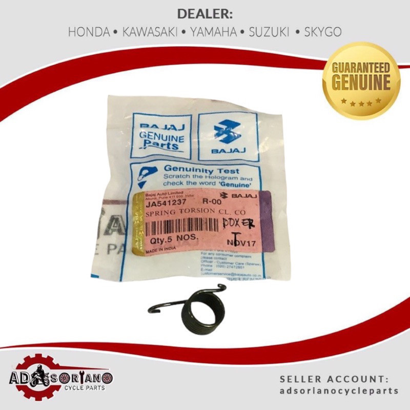 KAWASAKI CT150 ROUSER 135 TORSION SPRING CLUTCH RELEASE SPRING JA541237 ...