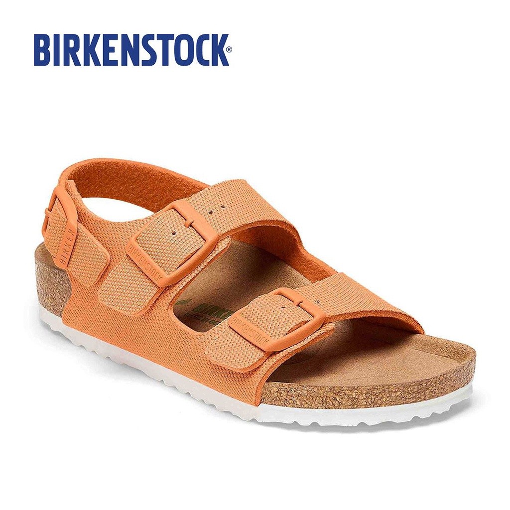 Birkenstock Milano Kids Vegan Canvas Papaya Girls Sandals Shopee Philippines