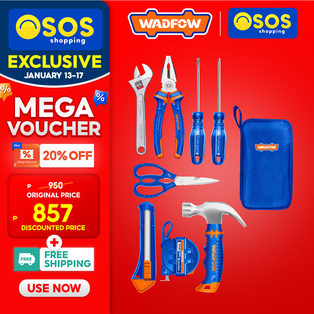 WADFOW Tools Original WHS1M08 8PCS Hand Tools Set | Shopee Philippines
