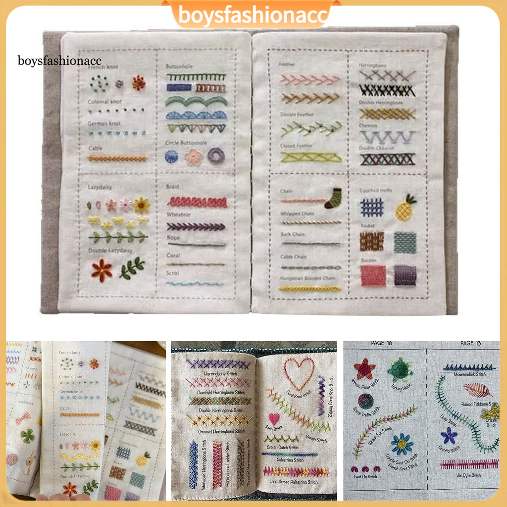Craft Stitch Reference Book Diy Stitch Guide Ultimate Embroidery Stitch ...