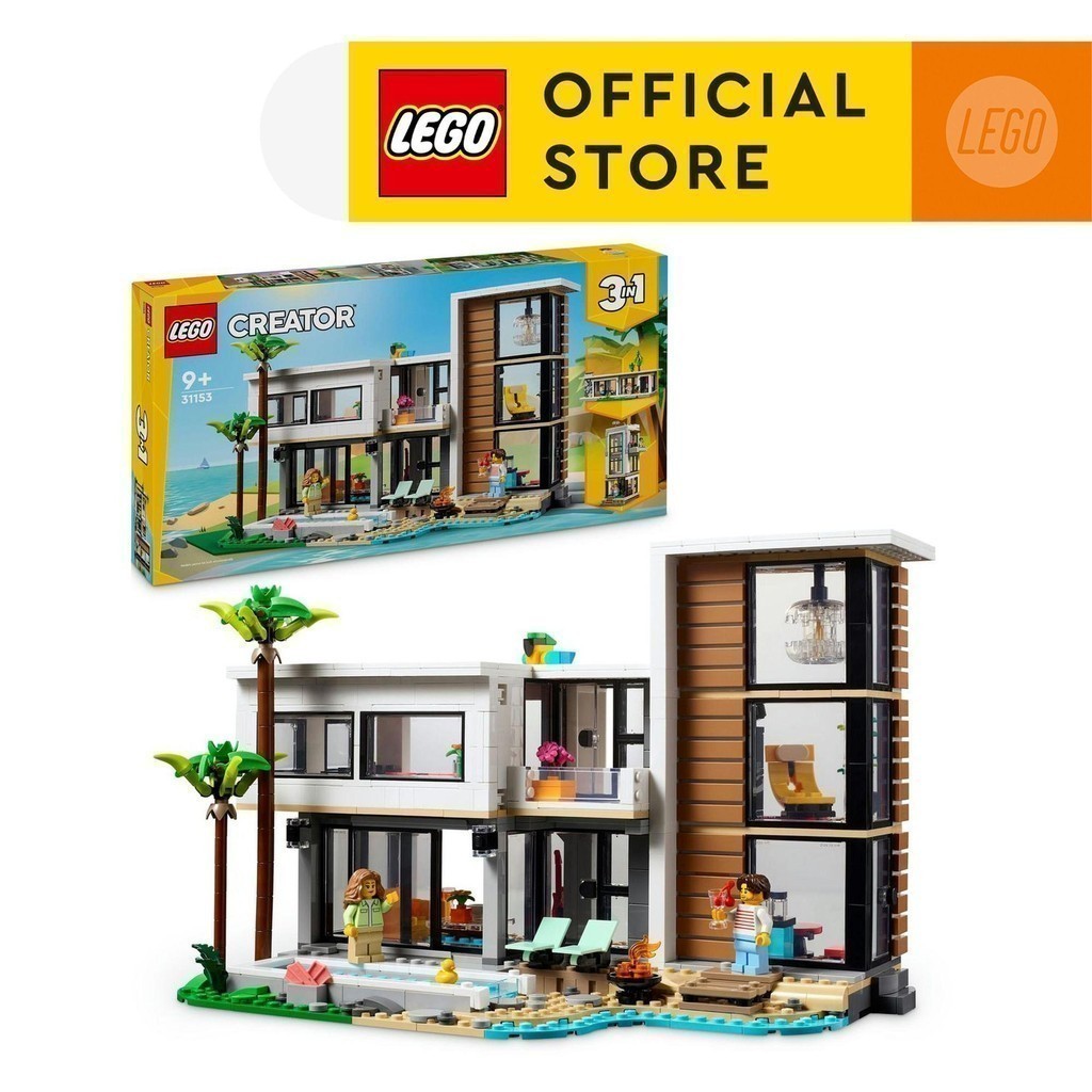 LEGO Creator 31153 Modern House (939 Pieces) Shopee Philippines