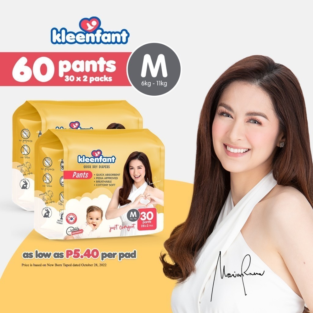 Kleenfant Diaper for Baby Pants Pull Up Medium-3XLPack of 60 pad Baby  Needs Disposable Diaper