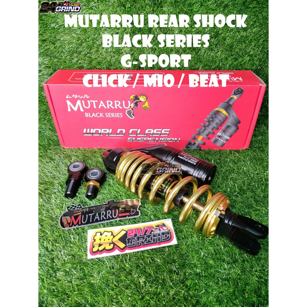 MUTARRU REAR SHOCK G-SPORT 285mm / 310mm CLICK / MIO / BEAT ...