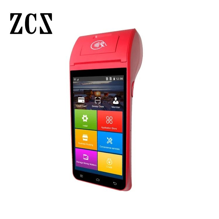 Thermal printer android all in one edc handheld POS terminal for QR ...