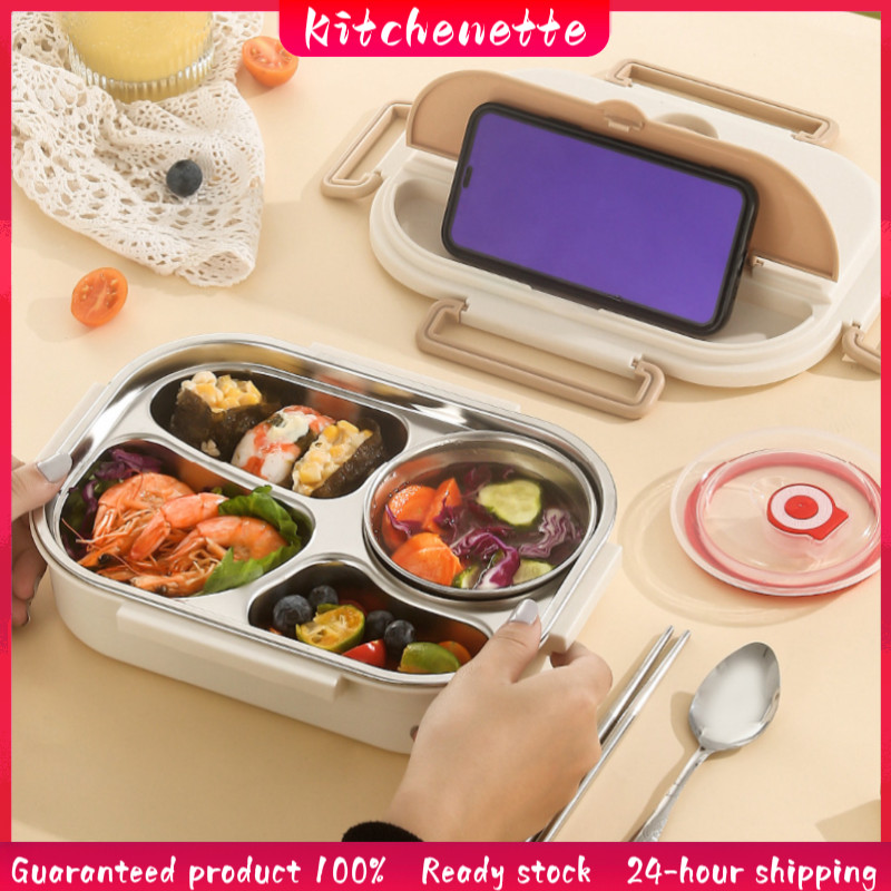 Lunch Box for Adults with Utensils Thermal Portable Bento