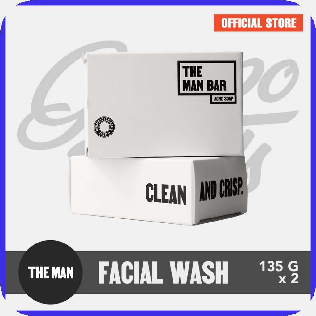 THE]l'MANwBarjnAcne+kCSoapJS+aPsn+DUO tE+( 2pcs Soap ) Shopee