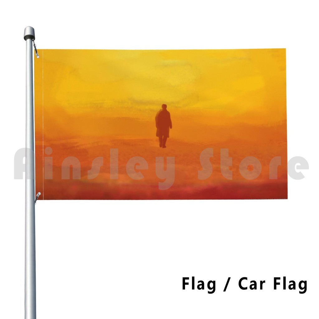 Blade Runner 2049 Hand Drawing Art Flag Car Flag Funny 80 S Action ...