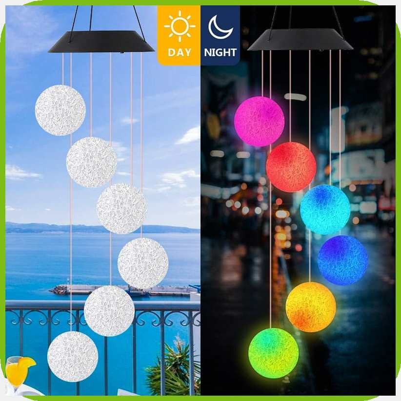 Ulife;j\Solarr,Powered/i>Wind>rJ)Chime>RD}Light)s>LED}T)Garden>H