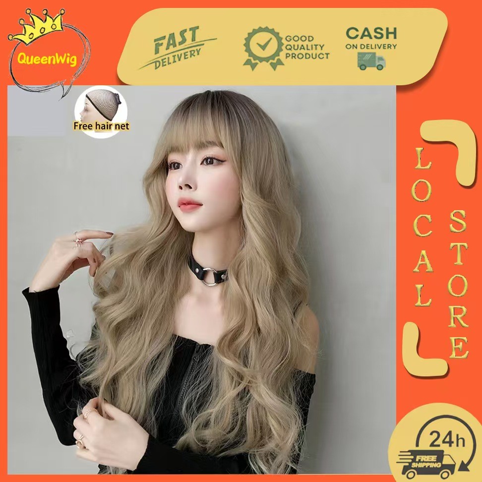 Bangs E Hair Wigs COD] 50Styles Wigs European And American Ladies