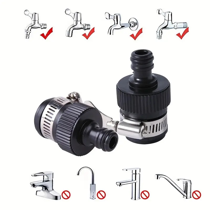 Faucet Universal Connector Garden Hose Quick Connector Kitchen Bathtub