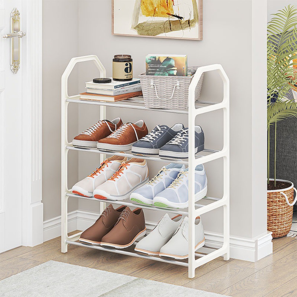 Simple Shoe Rack Metal Shoe Shelf Footwear Shoe Rack Living Room Space ...