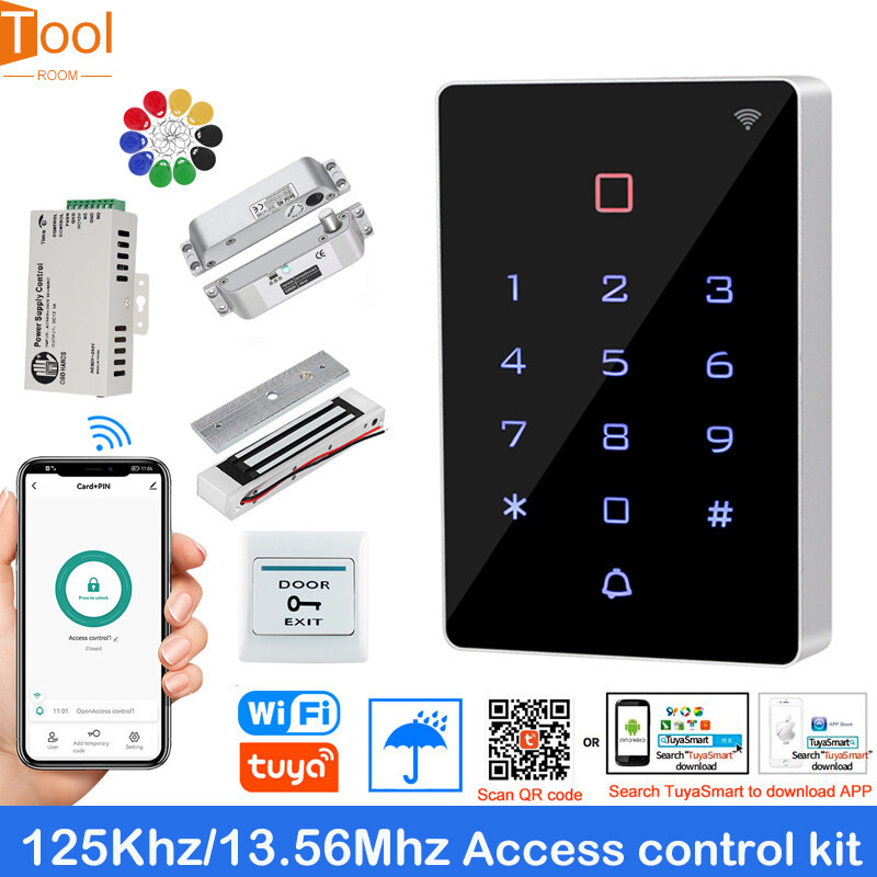 IP68 Waterproof WiFi Tuya App Access Control Backlight Touch 125khz/13