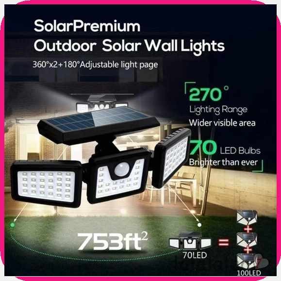 Led Rs Lb A Degree H F Heads Y Adjustment U Split Ym Solar Light Motion Sensor Wall