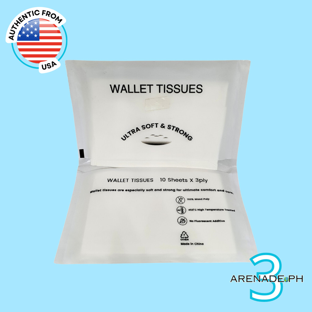 Wallet Tissues Ultra Soft & Strong (10 Sheets x 3ply) | Shopee Philippines