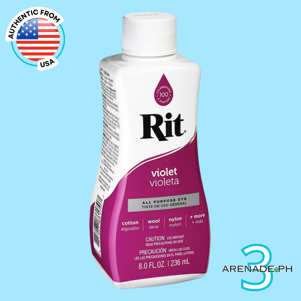 Rit Dye Liquid Fabric Dye, 8-Ounce, Violet | Shopee Philippines